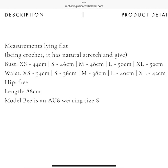 Chasing Unicorns California Crochet Mini Dress M Green NWT - Picture 10 of 10